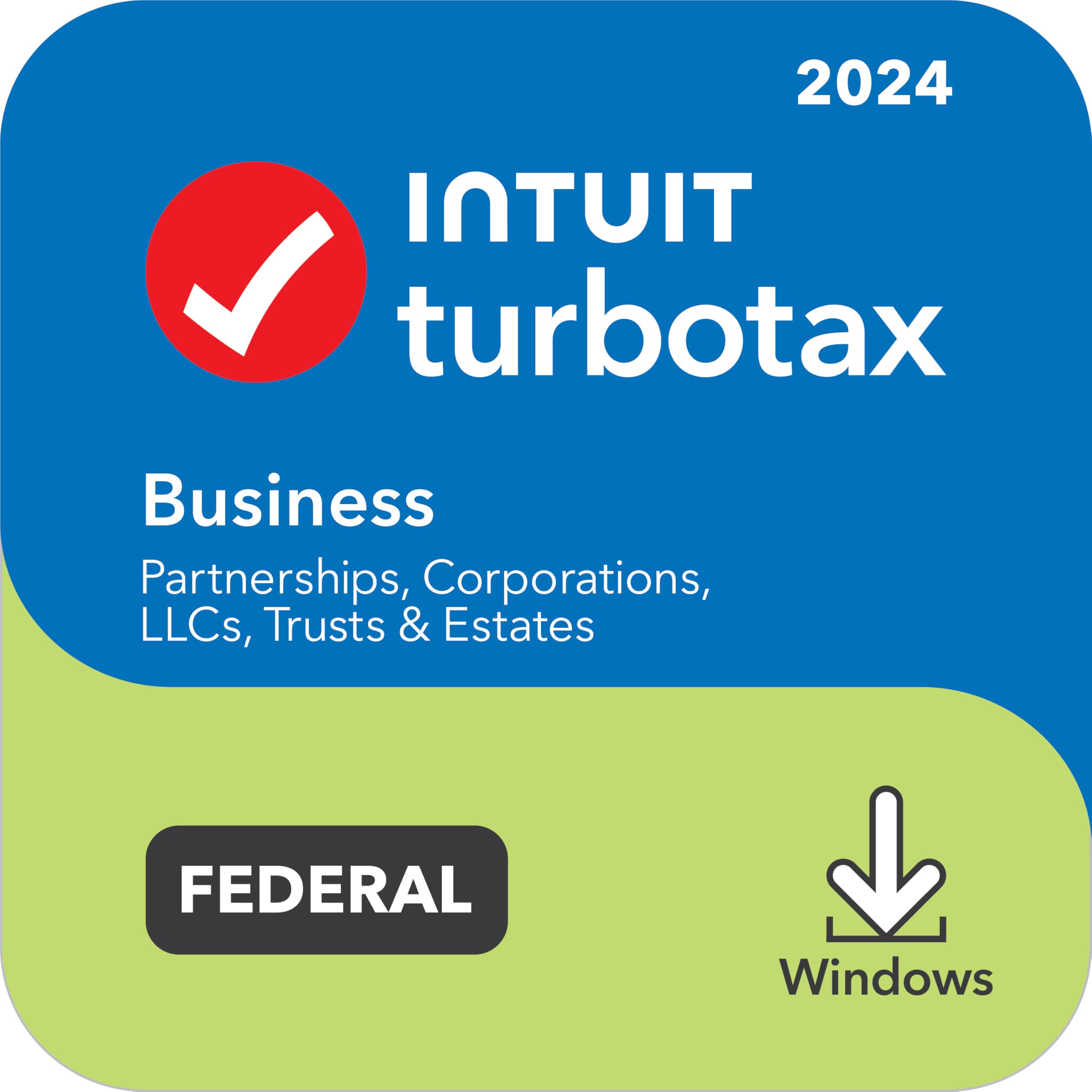 TaxFlux - TurboTax Business 2024 Tax Software, Federal Tax Return [PC Download]