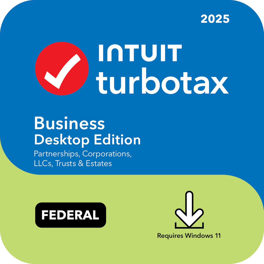 TaxFlux - TurboTax Business Desktop Edition 2025, Federal Tax Return [Win11 Download]